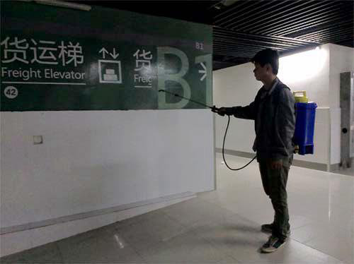 卸貨區消殺處理